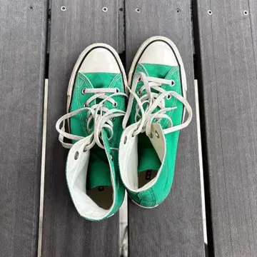 Converse 그린 하이컷 스니커즈
