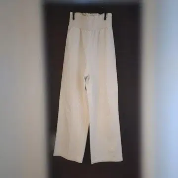 쁘띠마인 리앙 데님 와이드 팬츠 아이보리 하이웨스트