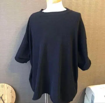 Nid by nestwell 네스트웰 오버 사이즈 반팔 니트 구제 의류