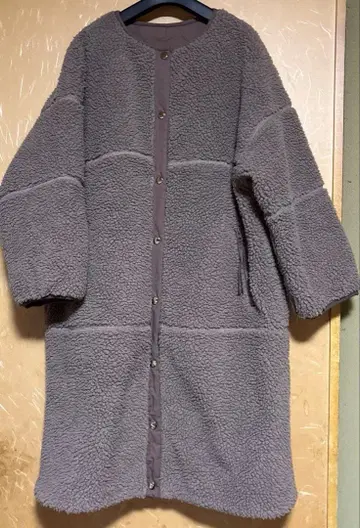 내추럴 꾸뛰르 리버서블 보아 코트