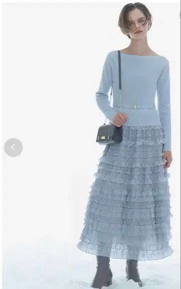 CELFORD 색스 플레어 스커트 38