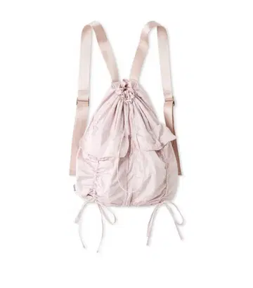 셔링 리본 백팩