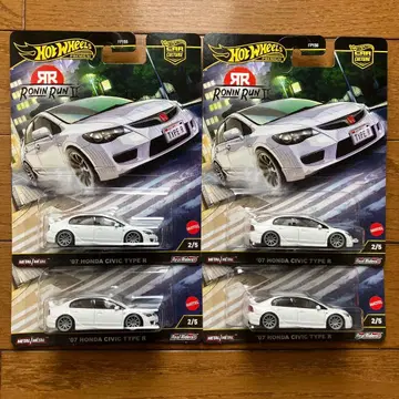 핫휠 로닌 런 혼다 시빅 타입R 4개 세트 미개봉 새상품