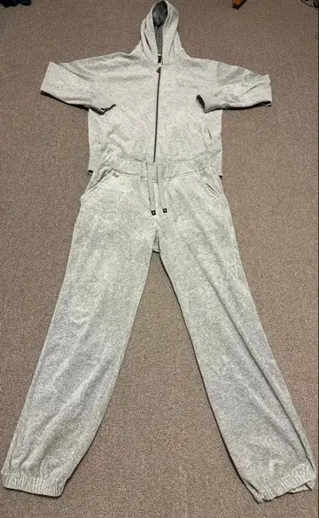 Karl Kani 칼카니 지퍼 후드티 벨로아 셋업 상하의 L