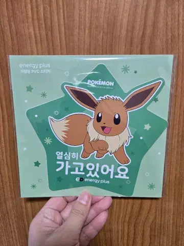 포켓몬 이브이 PVC 차량용 스티커