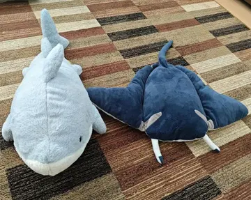 상어와 가오리 봉제 인형 세트