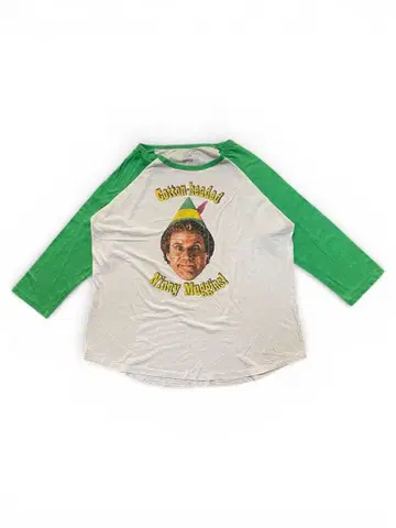 가격 협상 가능! elf the movie 래글런 긴팔T