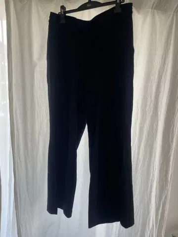 THE RERACS 블랙 플레어 팬츠