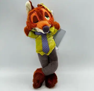 디즈니 스토어 이케테루 봉제 인형 키체인 닉 주토피아