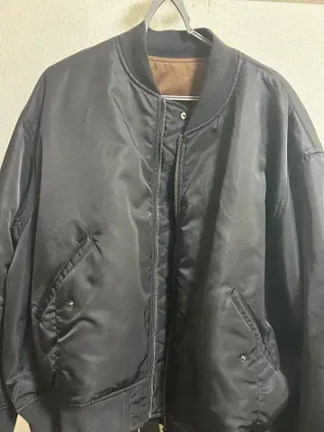 niko and - 니코앤드 리버서블 MA-1 자켓 블랙/브라운