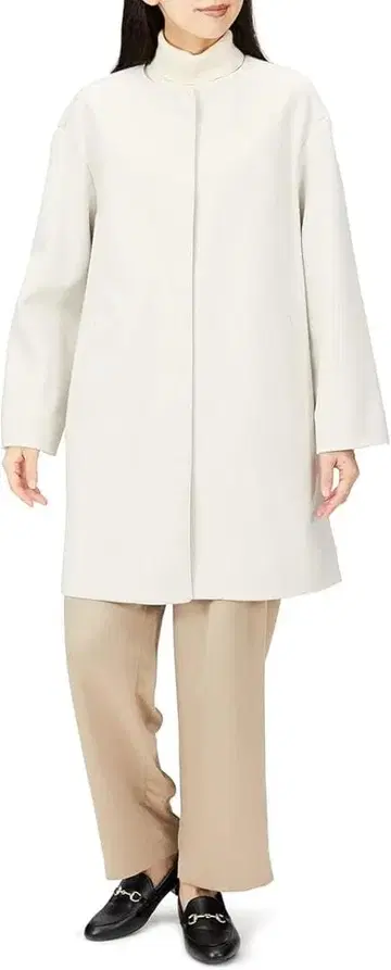 A/C DESIGN 노카라 코트 13호 LL 베이지 여성용