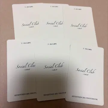 SEVENTEEN 2021 포토북 트레이딩 카드