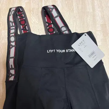 LYFT 보더 스트랩 레깅스 블랙