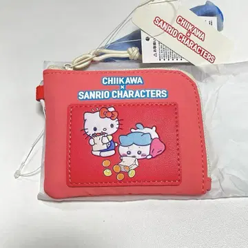 [ 새상품! 미사용 ] 하치와레 & 헬로키티 컴팩트 지갑