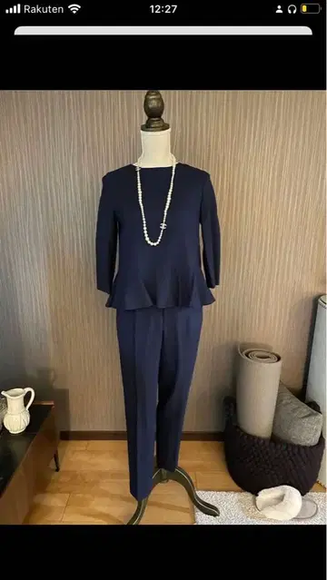 수트 셋업 그레이스 콘티넨탈 네이비 셋업