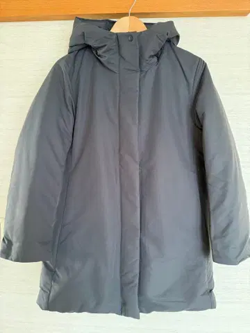 시착만 한 무인양품 발수 다운 미들 코트 S