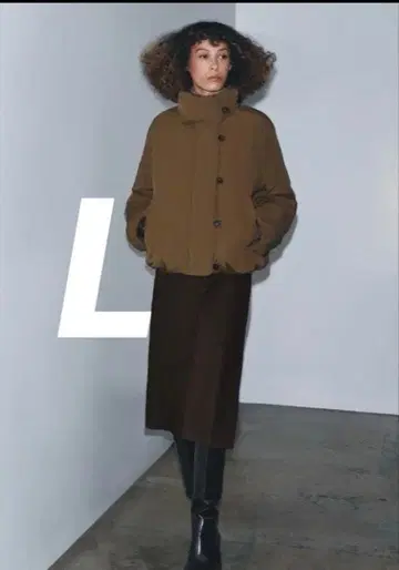 ZARA 자라 ZW 컬렉션 패디드 자켓 L