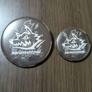 MAN WITH A MISSION 레이디클레 캔뱃지 2025 대소