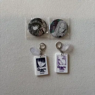 사카모토 데이즈 아크릴 키링 캔뱃지 카가미네 다이부츠