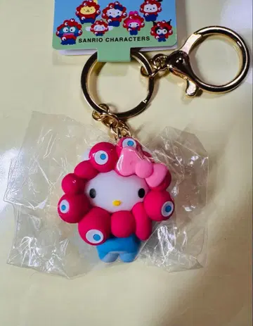 오사카 만박 한정판 산리오 헬로 키티 미야쿠미야쿠 콜라보 키링 2