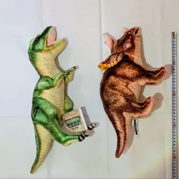 초 퀄리티 최강 공룡 봉제 인형 BIG 티라노사우루스, 트리케라톱스 세트