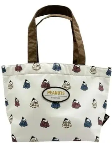 스누피 퍼퍼 자켓 토트백