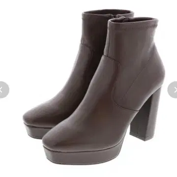 RANDA 스트레치 숏부츠 M 브라운