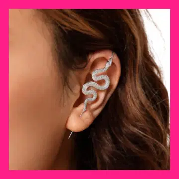 Oreylo SERPENT 뱀 뱀 귀걸이 이어커프