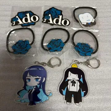 Ado MARS 가챠 아크릴 키링 스티커 머리끈
