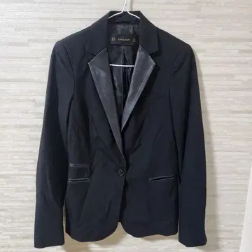 ZARA BASIC 자라 베이직 테일러드 자켓 인조 가죽