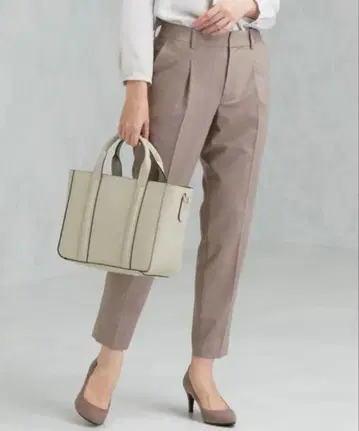 그린 라벨 릴랙싱 테이퍼드 팬츠 L 울 혼방