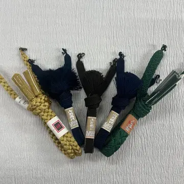 순수 실크 남자 겉옷 끈 x 5세트