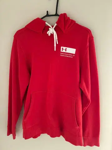 Under Armour 레드 후드 부착 후드티 SM
