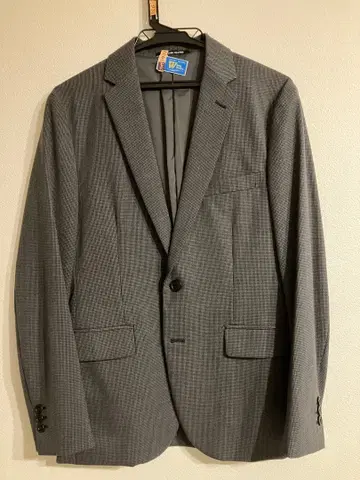 유나이티드 애로우즈 그린 라벨 그레이 체크 무늬 셋업 S