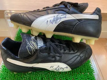 카즈 (미우라 카즈요시) 친필 사인 스파이크 푸마