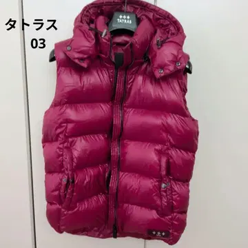 타트라스 다운 베스트 사이즈 03 와인 레드