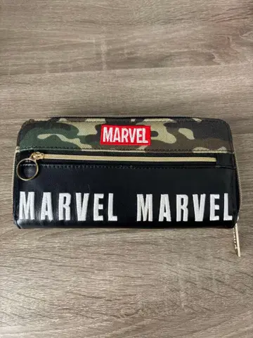 MARVEL 카모 패턴 장지갑