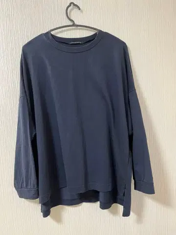 mizuiro ind 네이비 긴팔 T셔츠