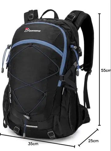 마운틴탑 등산 백팩 40L 레인 커버 포함