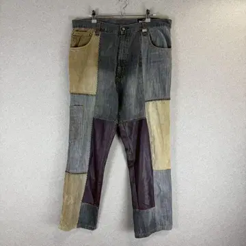 레어 PHAT FARM 패치워크 재구축 리메이크 데님