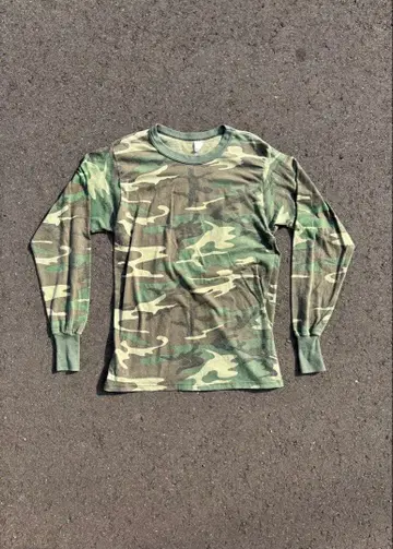 Y2K 90s USA military 밀리터리 카모 무늬 카모플라쥬 롱티