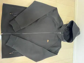 Lacoste 블랙 풀 집업 후드티