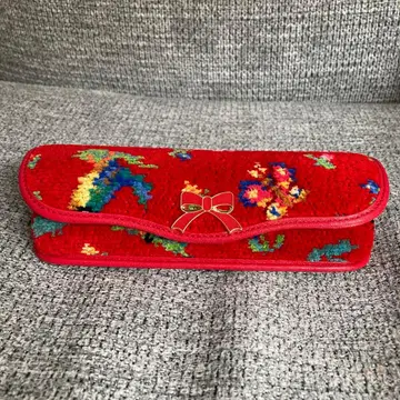 컨디션 최상 FEILER 페이러 하이디 안경 케이스 빨간색