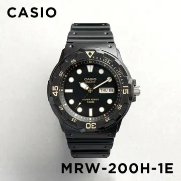 새상품 CASIO 다이버 디자인 손목시계 치프카시 쿼츠 100m 방수