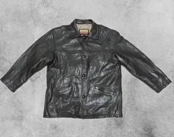 레어 80s-90s AMERICAN BASE 가죽 카 코트 빈티지