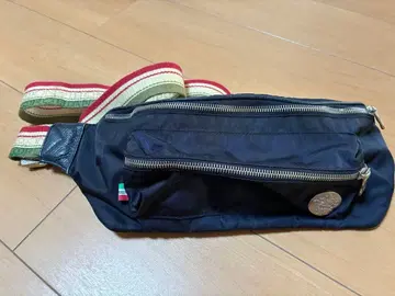 오로비안코 나일론 바디백 다크 네이비