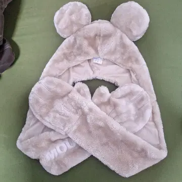 디즈니 미키마우스 팬캡 베이지