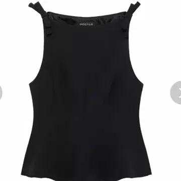 ZARA 페플럼 리본 블라우스 블랙