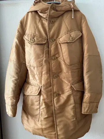 45rpm 카멜색 다운 코트