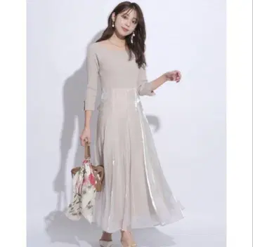 마이 스트라다 바닥 플레어 도킹 원피스